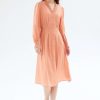 Toj Skye | Maisie Puff Sleeve Kjole Mandarin