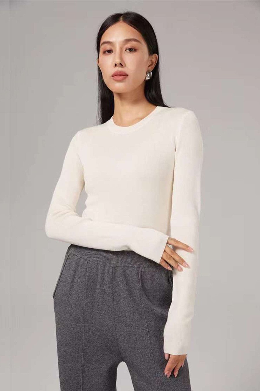 Toj Skye | Sienna Merino Uld Langaermet Sweater