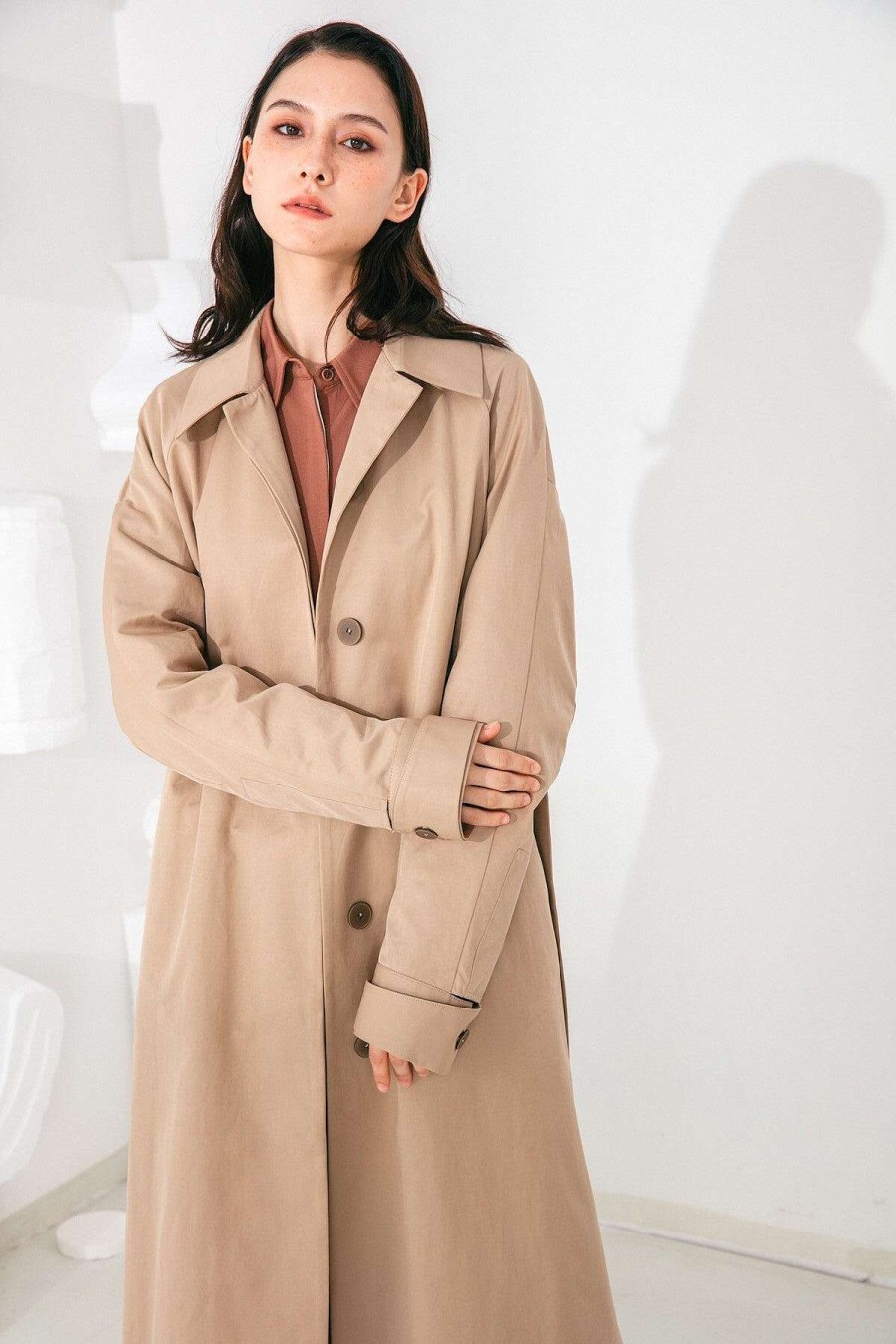 Toj Skye Okobevidst | Coraline Trenchcoat Beige