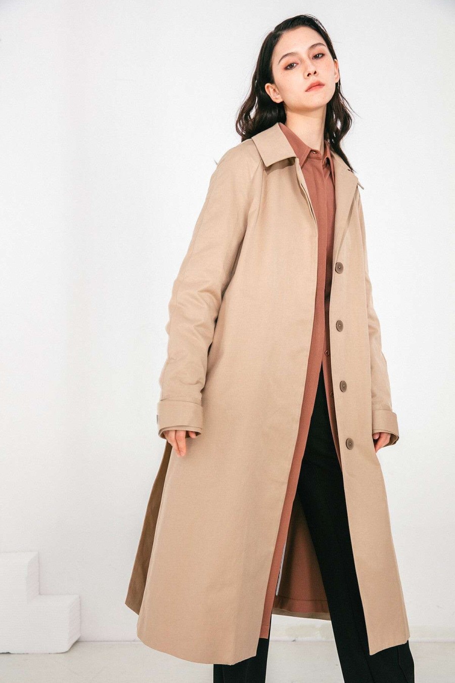 Toj Skye Okobevidst | Coraline Trenchcoat Beige