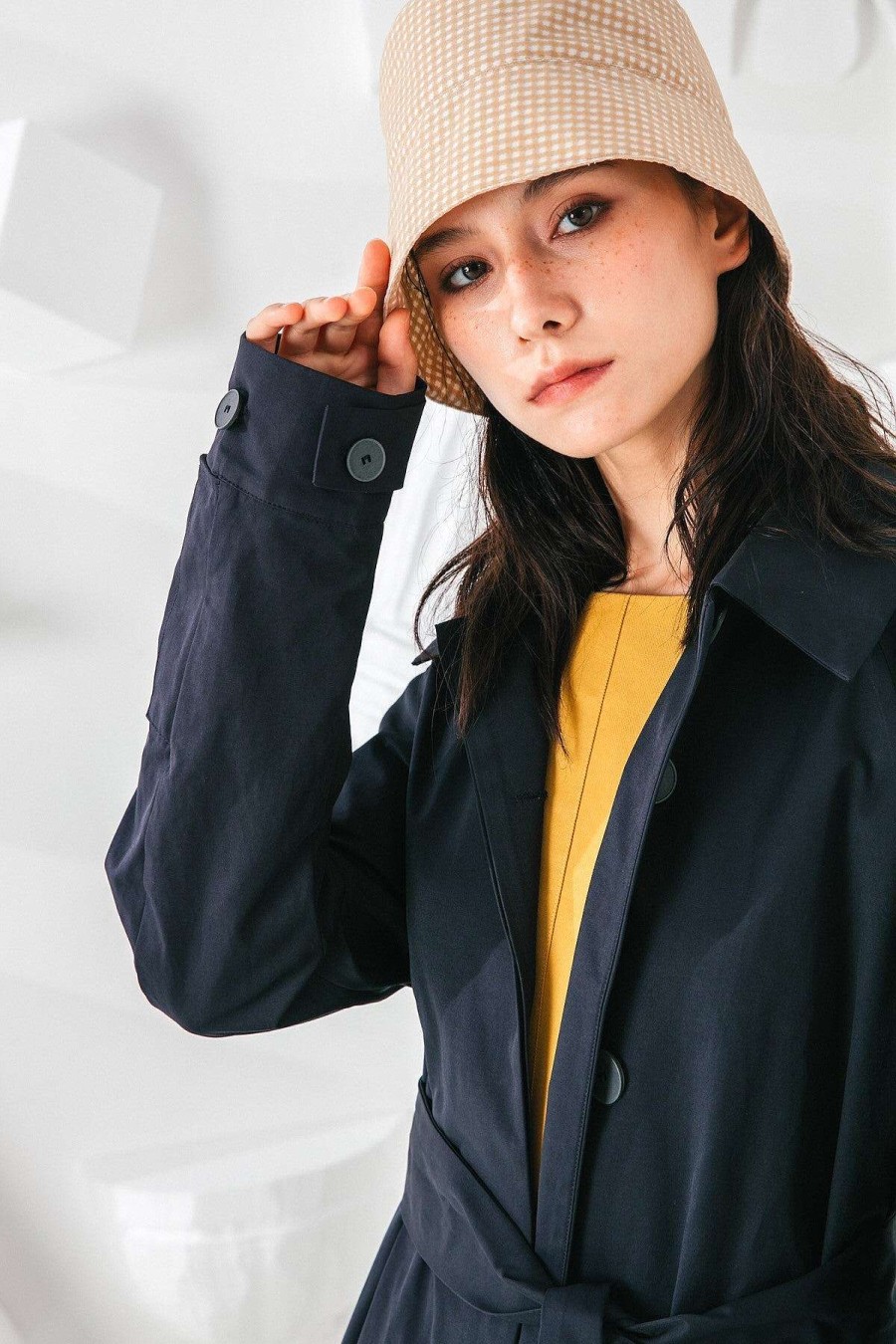 Toj Skye Okobevidst | Coraline Trenchcoat Indigo