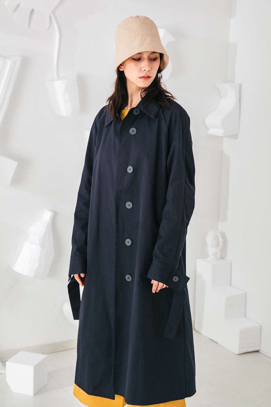 Toj Skye | Coraline Trenchcoat Indigo