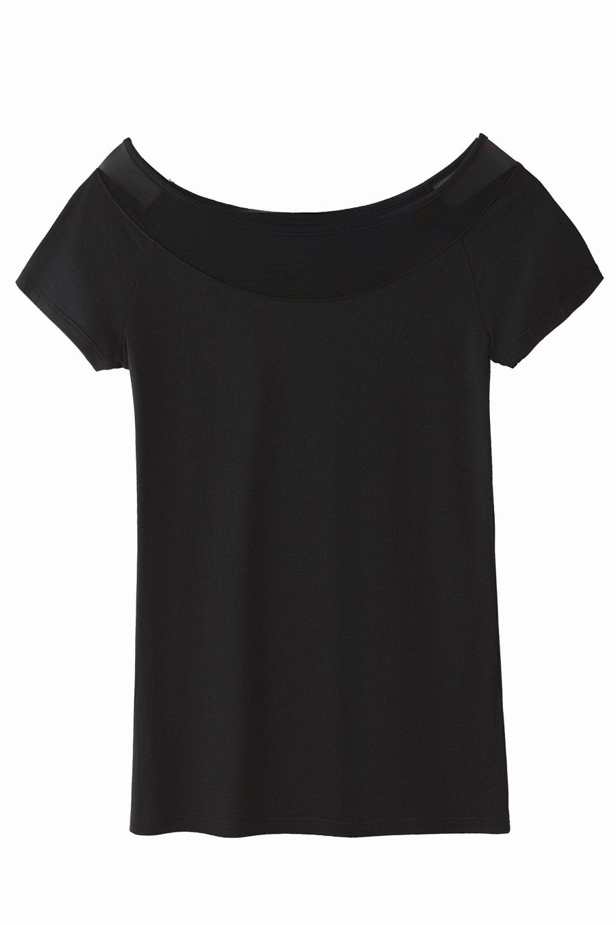 Toj Skye | Beatrix Mesh T-Shirt Med Rund Hals